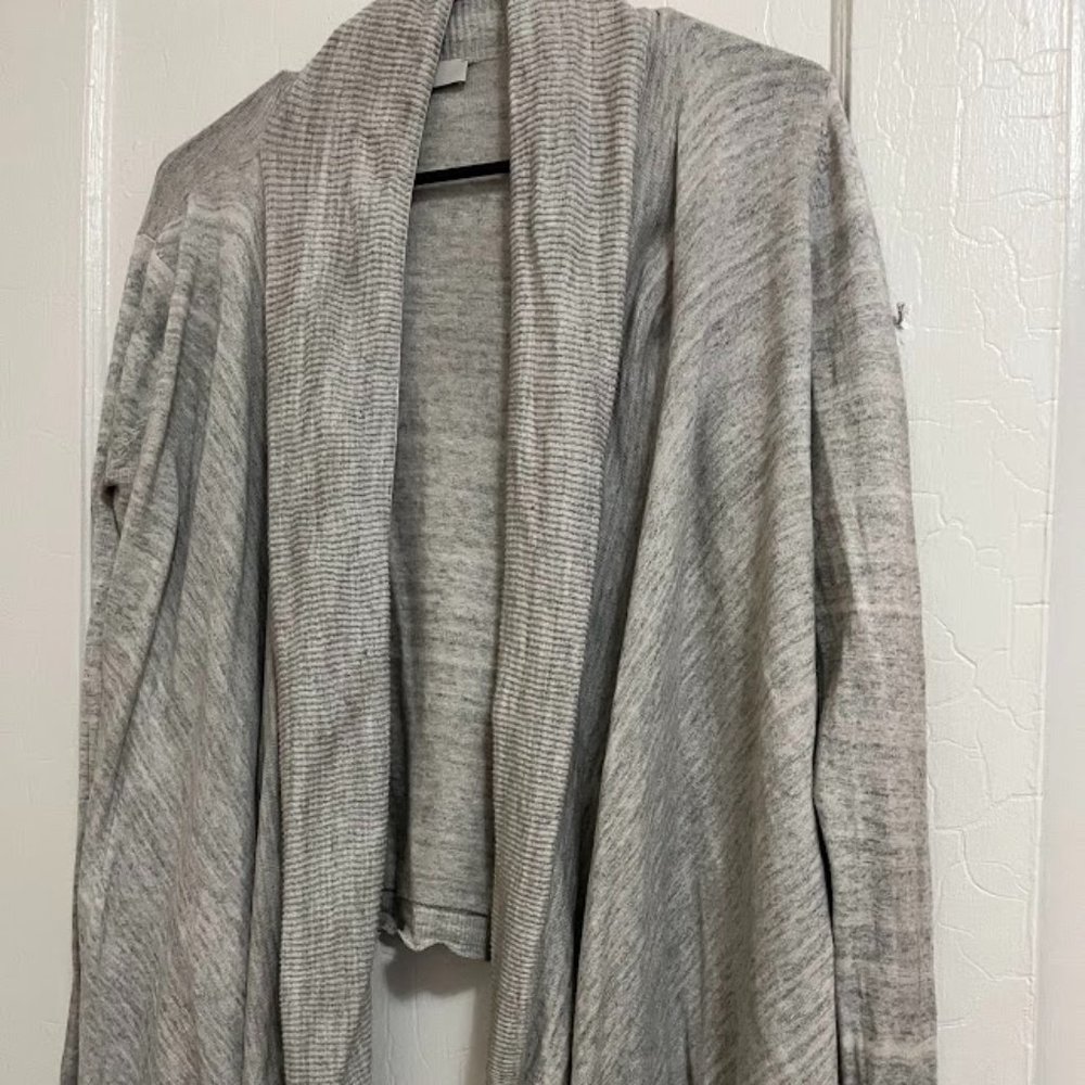 Light gray Loft cardigan